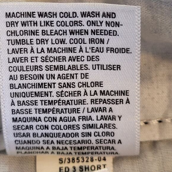 Old Navy Woman's Size 14 Classic Black Cotton Blend Chino Shorts Soft Comfy - Picture 9 of 9